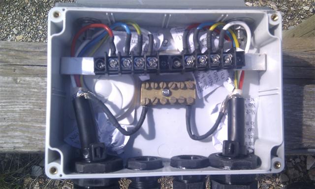 control cable mast head termination box